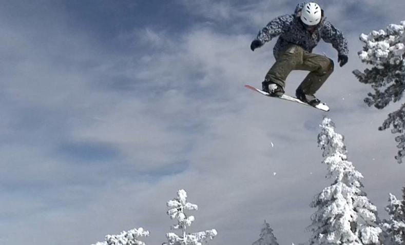 Ean Miller Blank Snowboard Photo