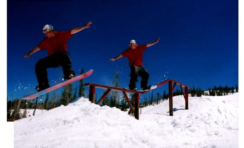 Jeff Edwards Blank Snowboard Photo
