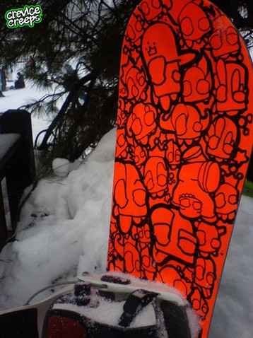 Prince Morales Blank Snowboard Art