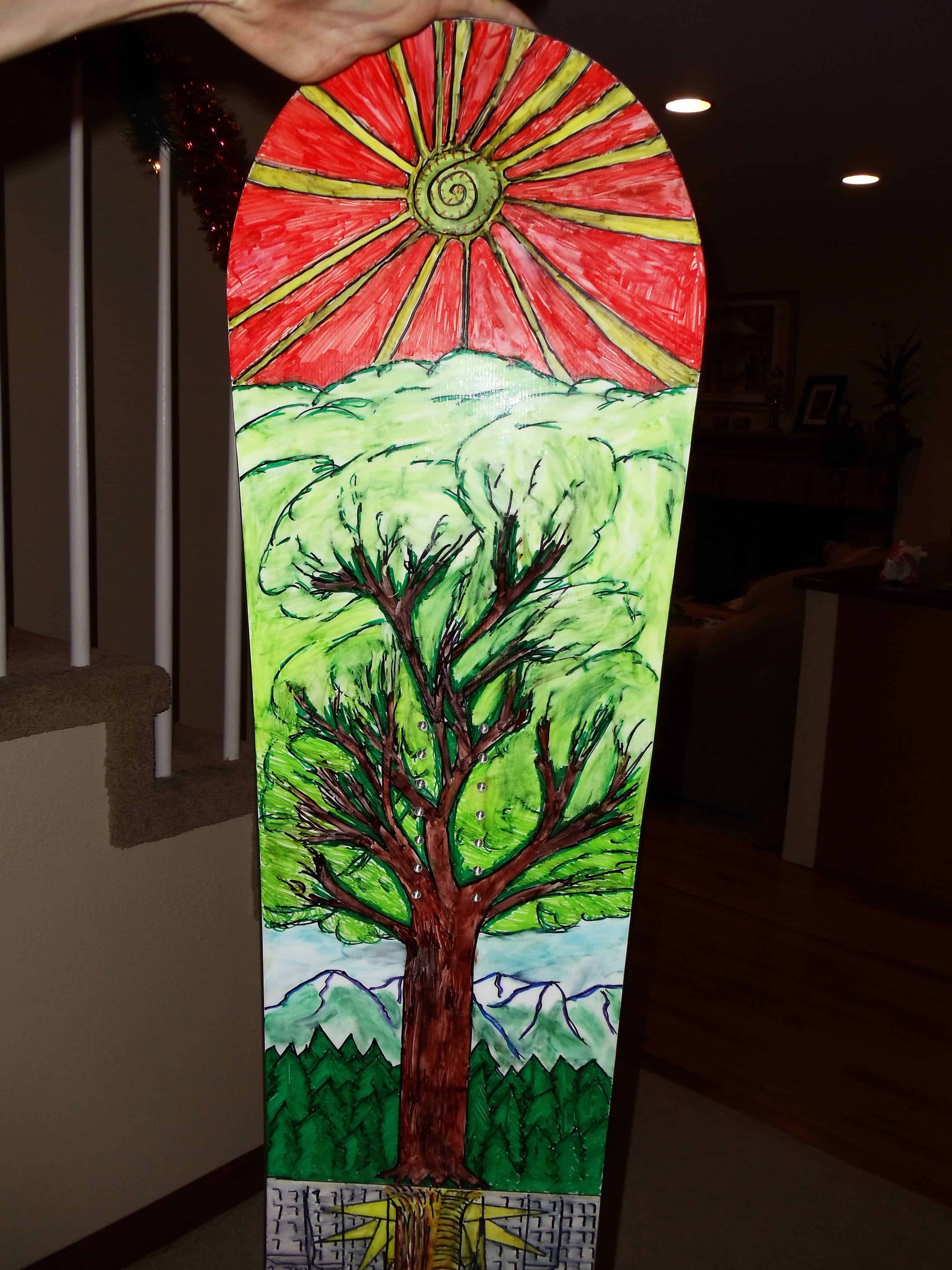 Sharpie Board Art - Blank Snowboards - User Submitted
